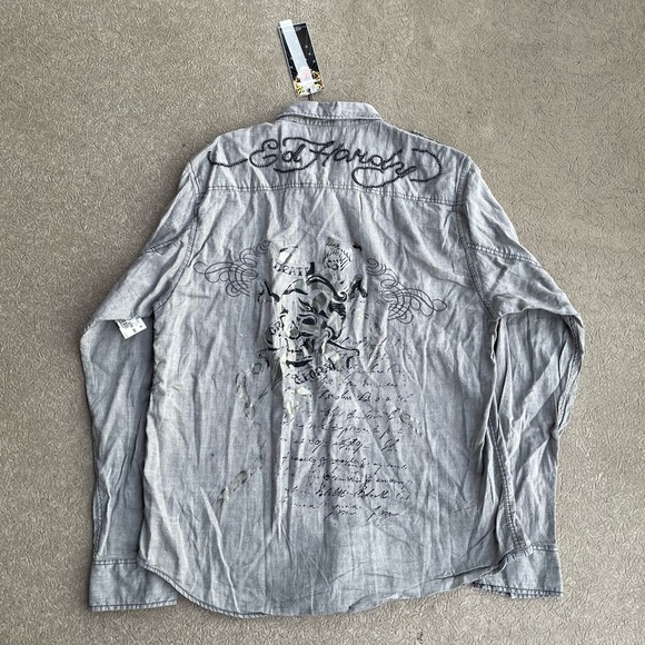 Ed Hardy Button Up Long Sleeve - Picture 3 of 4